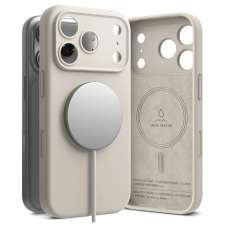 Ringke szilikon mágneses MagSafe iPhone 17 Pro Max készülékhez tok kövesszínű tok és táska