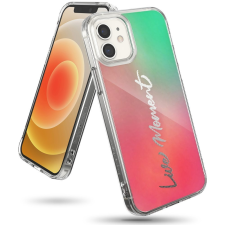 Ringke Telefontok iPhone 12 mini - Ringke Fusion X Live Moment - színes/mintás ütésálló hátlap tok tok és táska