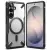 Ringke Telefontok Samsung Galaxy S26 - Ringke Fusion X Magnetic - Magsafe kompatibilis átlátszó ütésálló hátlap tok, fekete kerettel