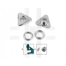  Ringli alátéttel háromszög - 10 szett/csomag rövidáru