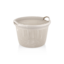 Rio Szennyestartó kerek kötött mintás 35L bútor