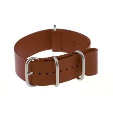 RIOS1931 RIOS Nato Lisbon bőr óraszíj, konyakbarna, 18/18mm óraszíj