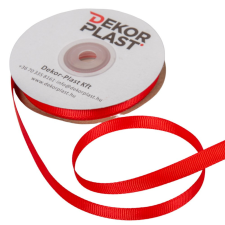  Ripsz szalag piros 1cmx25y dekorációs kellék