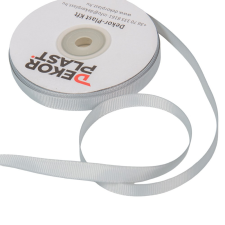  Ripsz szalag szürke 1cmx25y dekorációs kellék