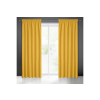  Rita egyszínű dekor függöny Mustársárga 140x270 cm