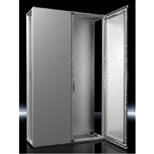 RITTAL VX25 8204.000 Álló fém szekrény, teli ajtóval, 2 ajtós, 2000x1200x400, IP55, szerelőlappal, sorolható (Rittal 8204000) villanyszerelés