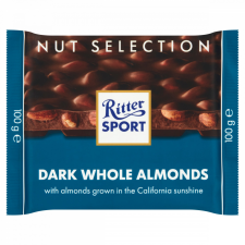  Ritter Sport étcsokoládé egész mandulával 100 g csokoládé és édesség