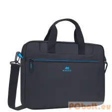 RivaCase 8027 Regent Laptop bag 14" Black (4260403573600) számítógéptáska
