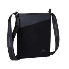 RivaCase 8509 canvas crossbody black számítógéptáska