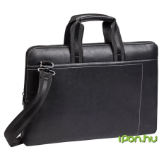RivaCase 8930 Slim (PU) Notebook táska 15,6" fekete (6906201089308) számítógéptáska