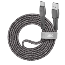 RivaCase Egmont PS6102 GR12 USB Type-C - USB kábel 1.2m szürke (4260403575956) (4260403575956) kábel és adapter