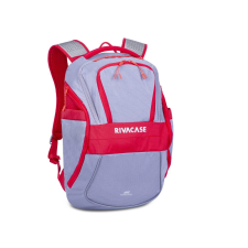 RivaCase Mercantour 5225 Laptop hátizsák 15.6" szürke-piros (4260403576694) (4260403576694) számítógéptáska