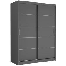  RIVANO IV. Tolóajtós gardróbszekrény 150x200x60 - antracit bútor