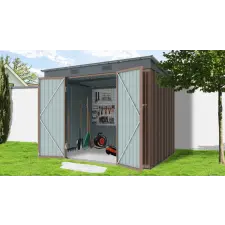 RIWALL RMSP 6x8 brown fém kerti tároló kerti tárolás