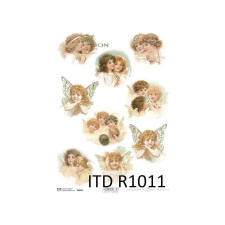  Rizspapír - angyalok dekorációs kellék