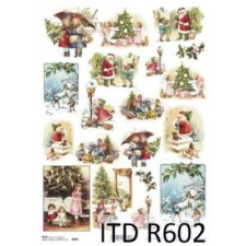  Rizspapír - kis képek dekorációs kellék