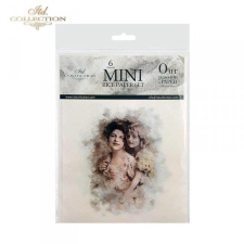  Rizspapír szett - anya lányával dekorációs kellék