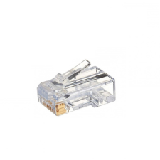  RJ45 MODULÁRIS DUGÓ 8P8C CAT6 UTP TÖMÖR ERŰ KÁBELRE kábel és adapter