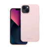ROAR Apple iPhone 13 prémium szilikon tok velúr béléssel, világos rózsaszín