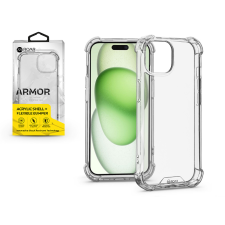 ROAR Apple iPhone 15 Plus szilikon hátlap - Roar Armor Gel - átlátszó (KC247248) tok és táska