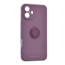 ROAR Apple iPhone 16 Plus amber szilikon telefonvédő (tartógyűrű, mágneses, kameravédő) lila mobiltelefon kellék