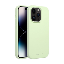 ROAR Apple iPhone 16 Plus prémium szilikon tok velúr béléssel, világoszöld tok és táska
