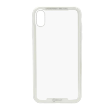 ROAR Glass Airframe telefonvédő szilikon keret (BUMPER, ütésállóság, üveg hátlap) FEHÉR tok és táska