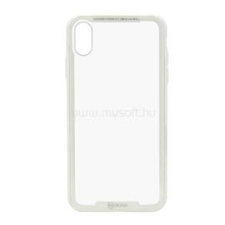 ROAR Glass Airframe telefonvédő szilikon keret (BUMPER, ütésállóság, üveg hátlap) FEHÉR (GP-84634) tok és táska