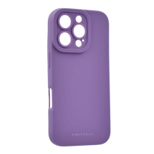 ROAR iPhone 16 Pro Max ROAR LUNA szilikon telefonvédő ultravékony, wireless, LILA tok és táska