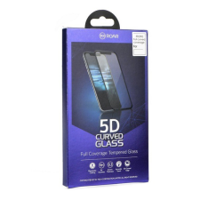 ROAR képernyővédő üveg (5D full glue, íves, teljes felületén tapad, tok barát, karcálló, 0.3 mm, 9H) FEKETE [Xiaomi Redmi Note 8T] (5996457936823) mobiltelefon kellék