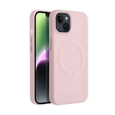 ROAR Leather Magsafe iPhone 15 Plus eco bőr tok, rózsaszín tok és táska