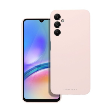 ROAR Samsung Galaxy A05s prémium szilikon tok velúr béléssel, világos rózsaszín tok és táska