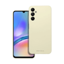 ROAR Samsung Galaxy A05s prémium szilikon tok velúr béléssel világossárga tok és táska