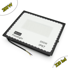Robi 200W energiatakarékos kültéri LED reflektor, 220 LED, IP67 védelem kültéri világítás