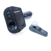 Robi Bluetooth FM transzmitter headsettel / autós kihangosító, zenelejátszó, 2 db USB (V6)