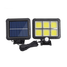 Robi SL-F120 Kültéri COB LED napelemes fali lámpa, mozgásérzékelővel kültéri világítás