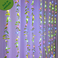 Robi Színes, vezetékes LED Fényfüggöny 400db izzóval karácsonyfa izzósor