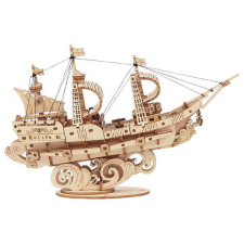 Robotime 3D modell - hajó puzzle, kirakós