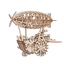 Robotime Rokr 3D fa puzzle Léghajó, 229 darab puzzle, kirakós