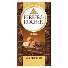  Rocher Prémium Táblás Tej Mogyoró 90g csokoládé és édesség