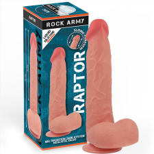 ROCK ARMY ROCKARMY – prémium folyékony szilikon Raptor vibrátor 24 cm vibrátorok