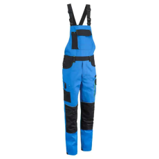 Rock COMFORT-BP-A COMFORT ruha kék-fekete-fluoreszcens sárga munkavédelmi mellesnadrág