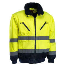 Rock DISCOVER-Y-4XL Jól-láthatósági 3 az 1-ben pilótadzseki Sárga színben