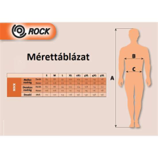 Rock Munkaruha derekasnadrág rock szürke-narancs (xl) 6700322
