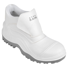 Rock RS_STOPRAIN-FH PVC S4 munkavédelmi bakancs, fehér, bebújós, kombinált felsőrészű munkavédelmi cipő