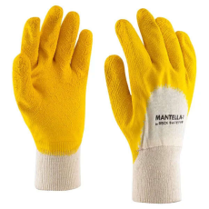 Rock Safety MANTELLA-1Latexmártott pamut kesztyű