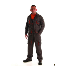 Rock Safety Védőkabát, szürke / narancssárga, több zsebbel - 4XL méret munkaruha