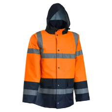Rock TR466-O-3XL Jól-láthatósági bélelt munkavédelmi télikabát