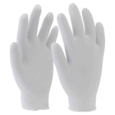 Rock Védőkesztyű egyszerhasználatos púdermentes latex (100 db-os)   S LATEXKESZTYU/S