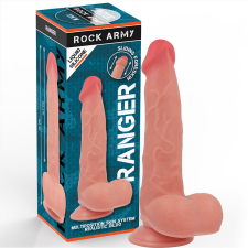  ROCKARMY - prémium folyékony szilikon masszírozó 22 cm műpénisz, dildó